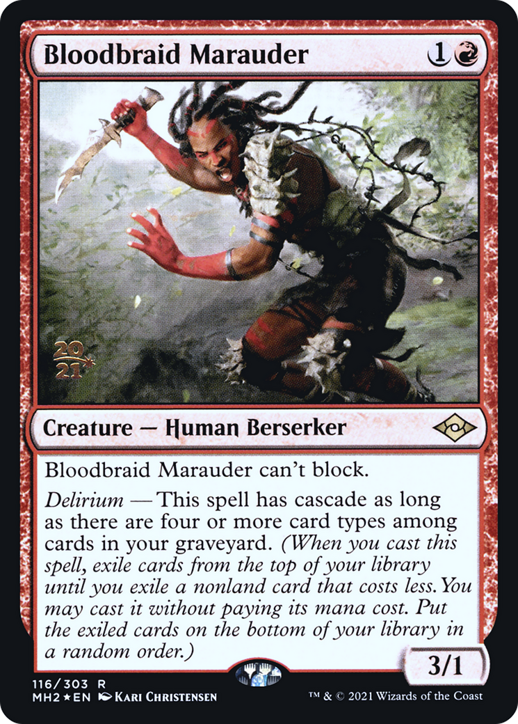 Bloodbraid Marauder - Modern Horizons 2 Promos Foil