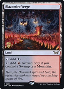 Blazemire Verge - Duskmourn: House of Horror Promos Foil