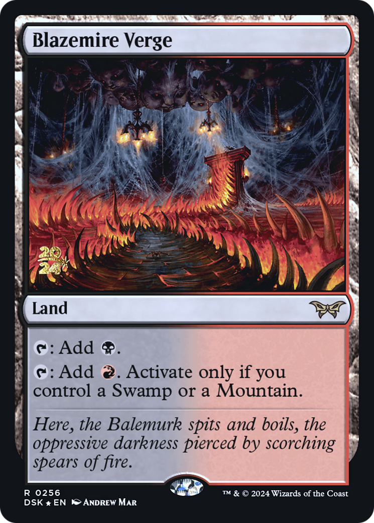 Blazemire Verge - Duskmourn: House of Horror Promos Foil