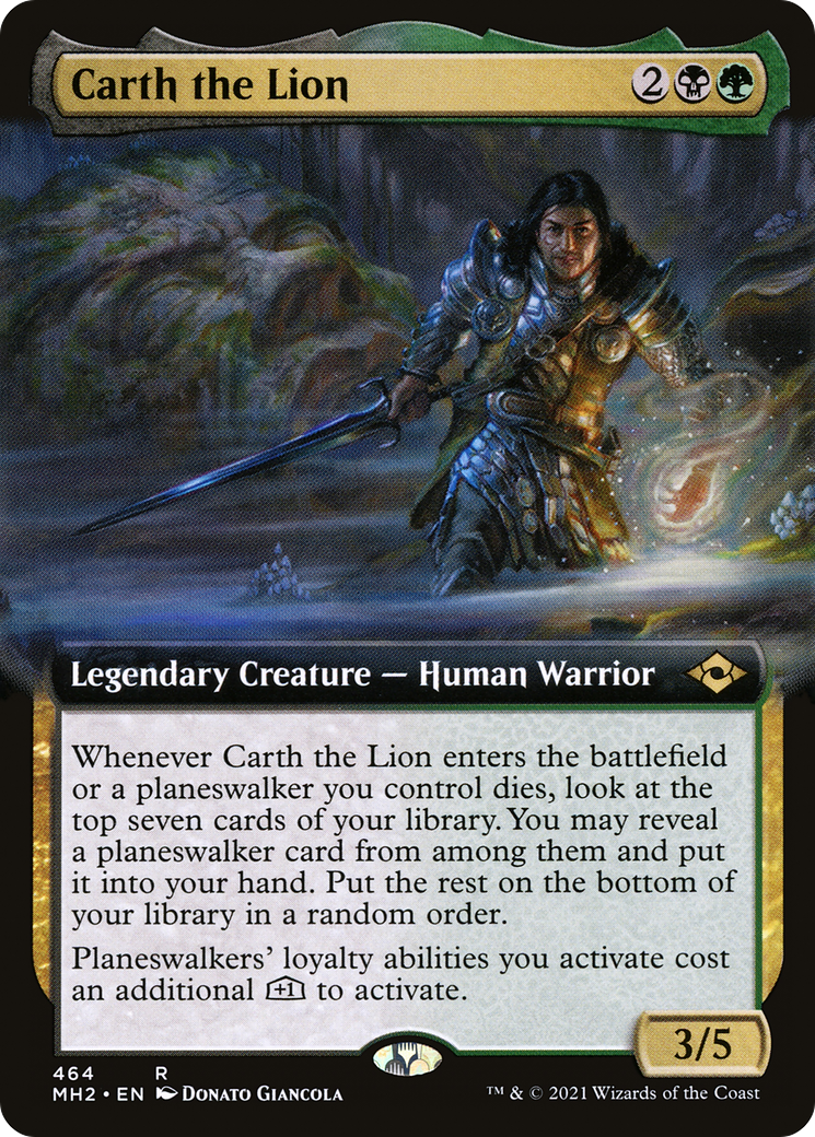 Carth the Lion (Extended Art) - Modern Horizons 2: (Extended Art)