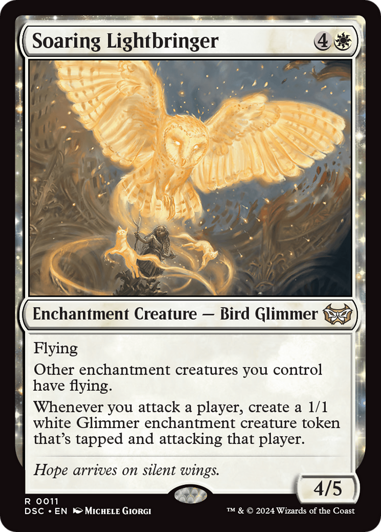 Soaring Lightbringer [Duskmourn: House of Horror Commander]: (enchantment)