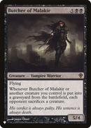 Butcher of Malakir - The List