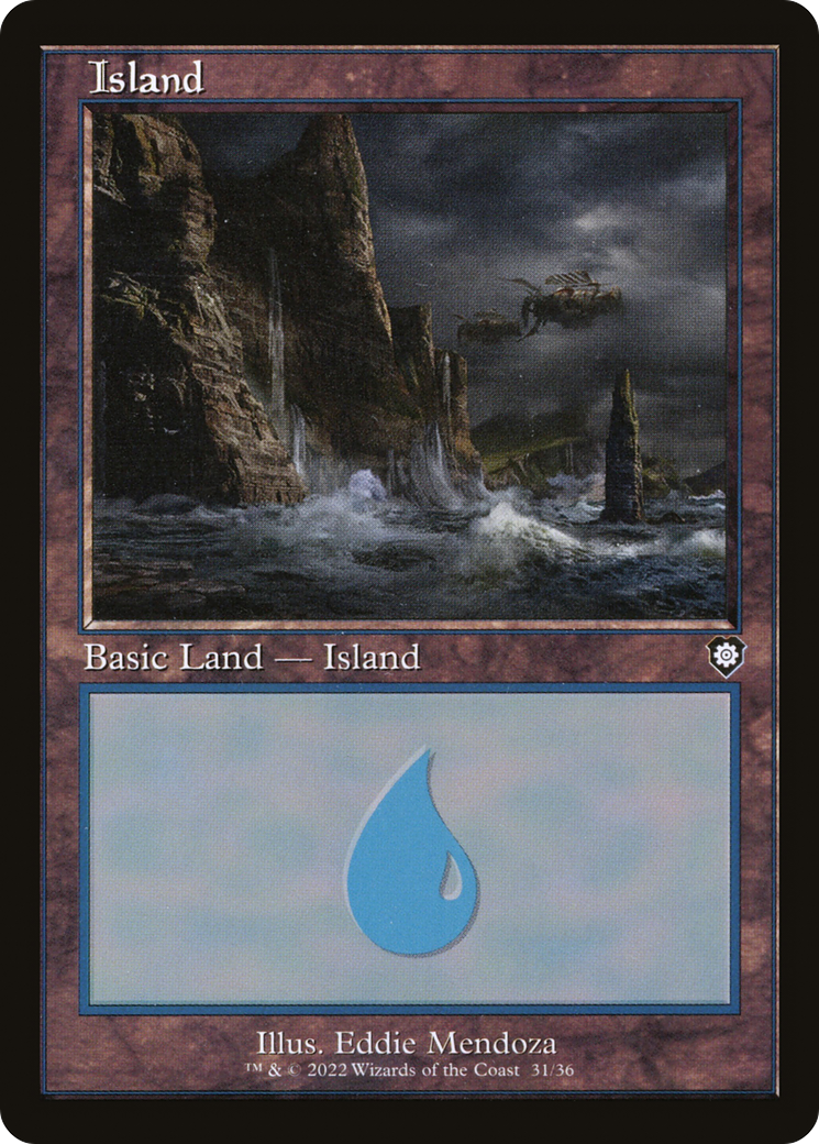 Island (31) (Retro Frame) - [The Brothers' War Commander]