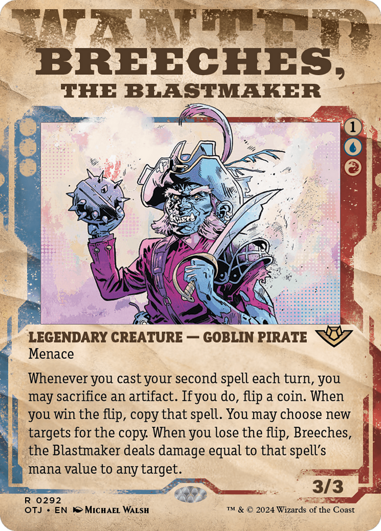 Breeches, the Blastmaker (Showcase) - Outlaws of Thunder Junction: (Showcase) (Borderless)