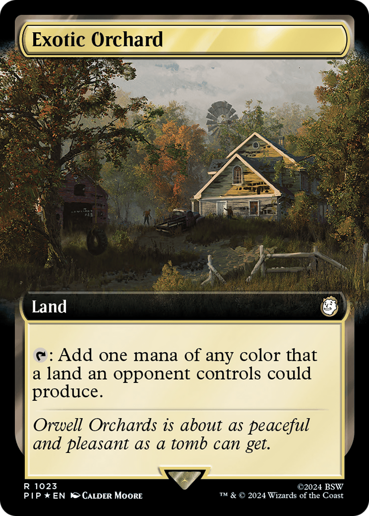 Exotic Orchard (Extended Art) (Surge Foil): (Extended Art) [Fallout] Foil