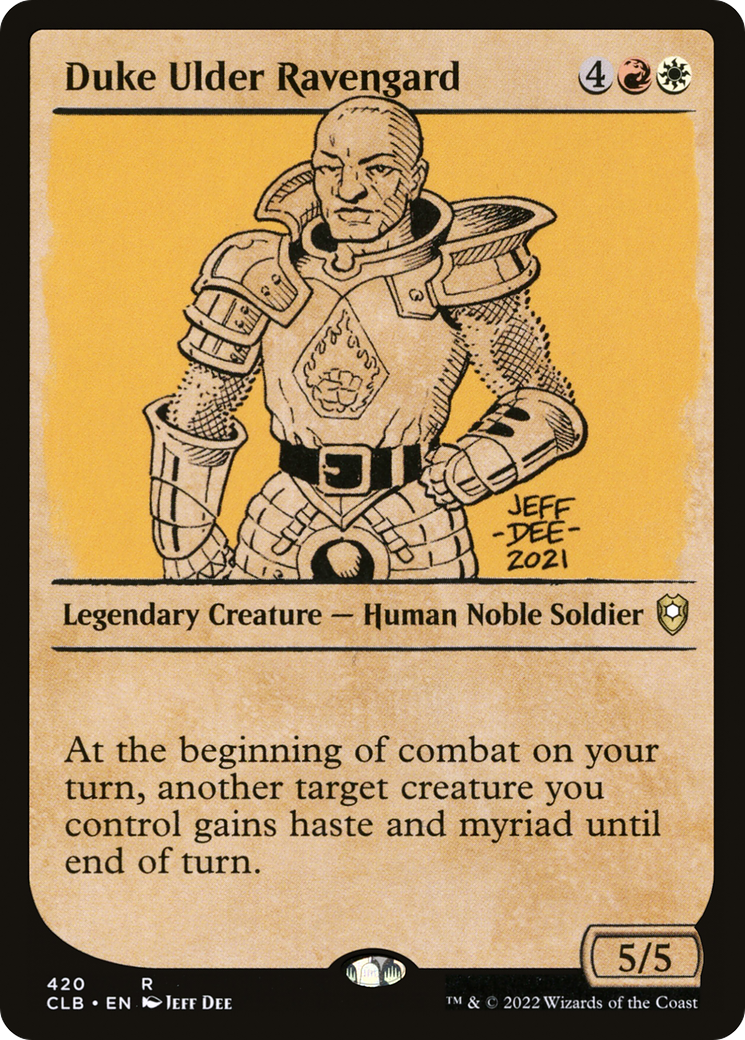 Duke Ulder Ravengard (Showcase): (Showcase) [Commander Legends: Battle for Baldur's Gate]