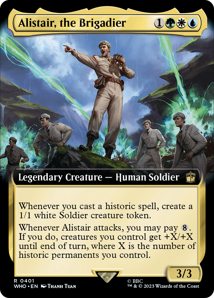 Alistair, the Brigadier (Extended Art) - Doctor Who: (Extended Art)