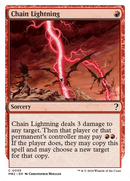 Chain Lightning (White Border) - Mystery Booster 2