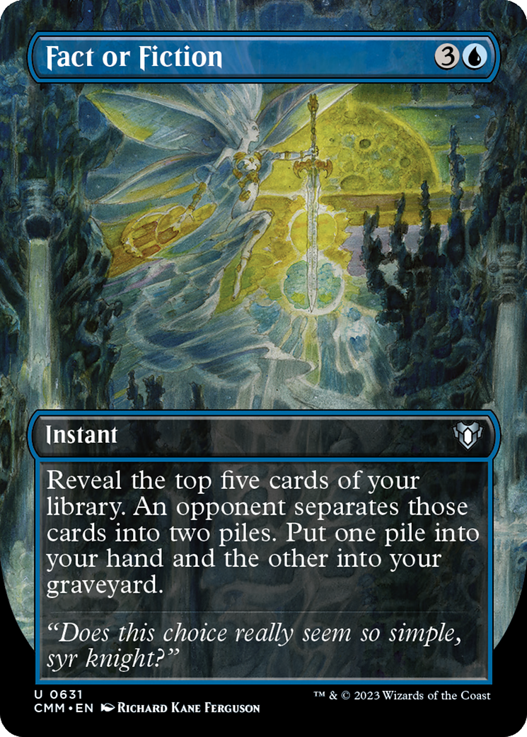 Fact or Fiction (Borderless) [Commander Masters]