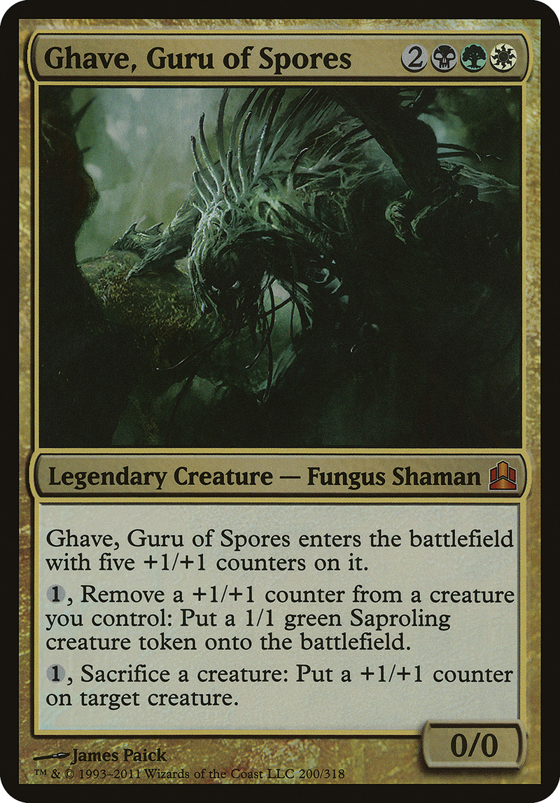 Ghave, Guru of Spores (Commander) [Commander 2011 Oversized] Foil