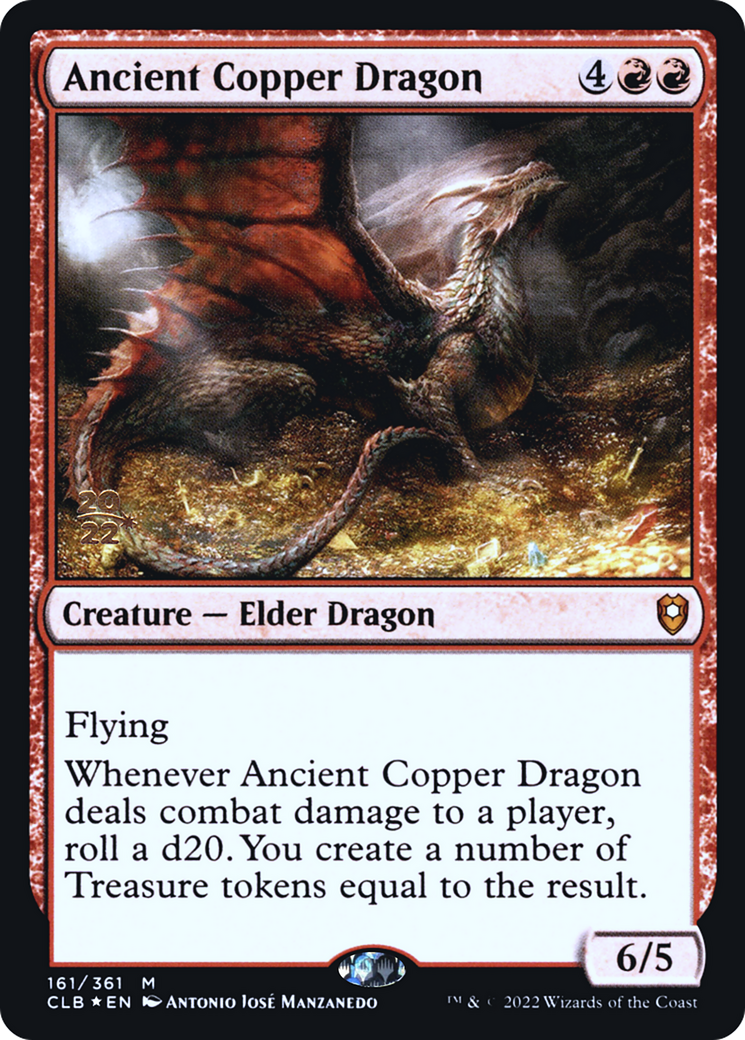 Ancient Copper Dragon - [Battle for Baldur's Gate Promos] Foil