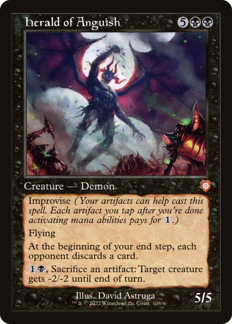 Herald of Anguish (Retro Frame) [The Brothers' War Commander]