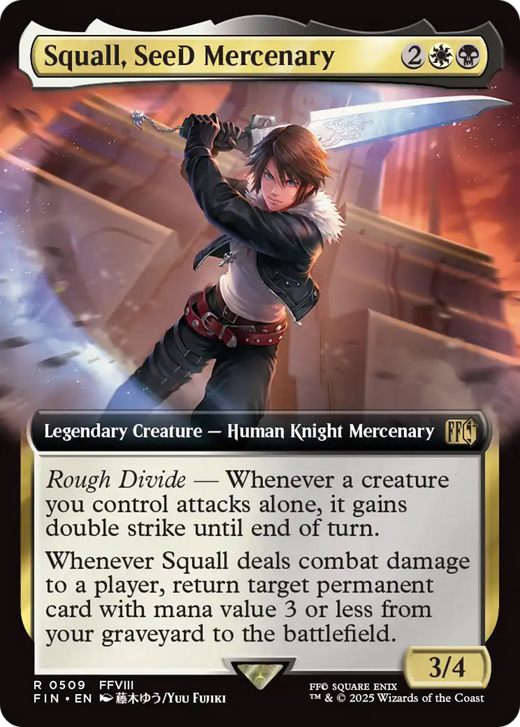 Squall, SeeD Mercenary (Extended Art) - [FINAL FANTASY]: (Extended Art)