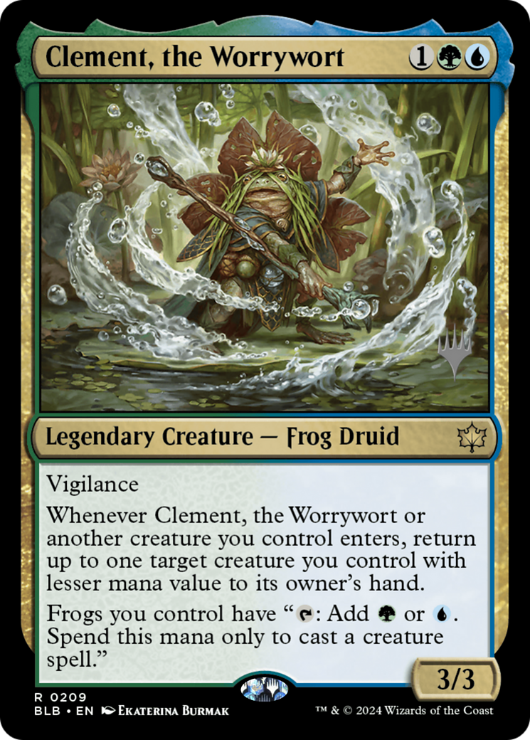 Clement, the Worrywort [Bloomburrow Promos]