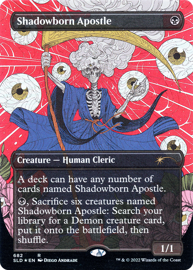 Shadowborn Apostle (682) [Secret Lair Drop] (Borderless) Foil