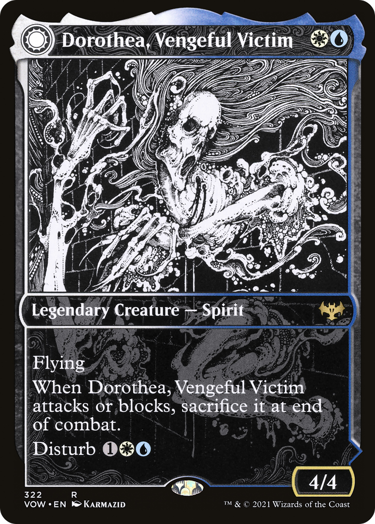 Dorothea, Vengeful Victim (Showcase): (Showcase, Double Faced Transform) [Innistrad: Crimson Vow]