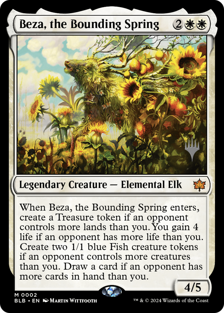 Beza, the Bounding Spring - Bloomburrow Promos