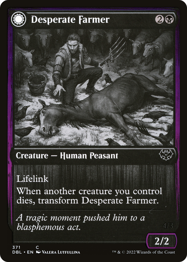 Desperate Farmer: (Double Faced Transform) [Innistrad: Double Feature]