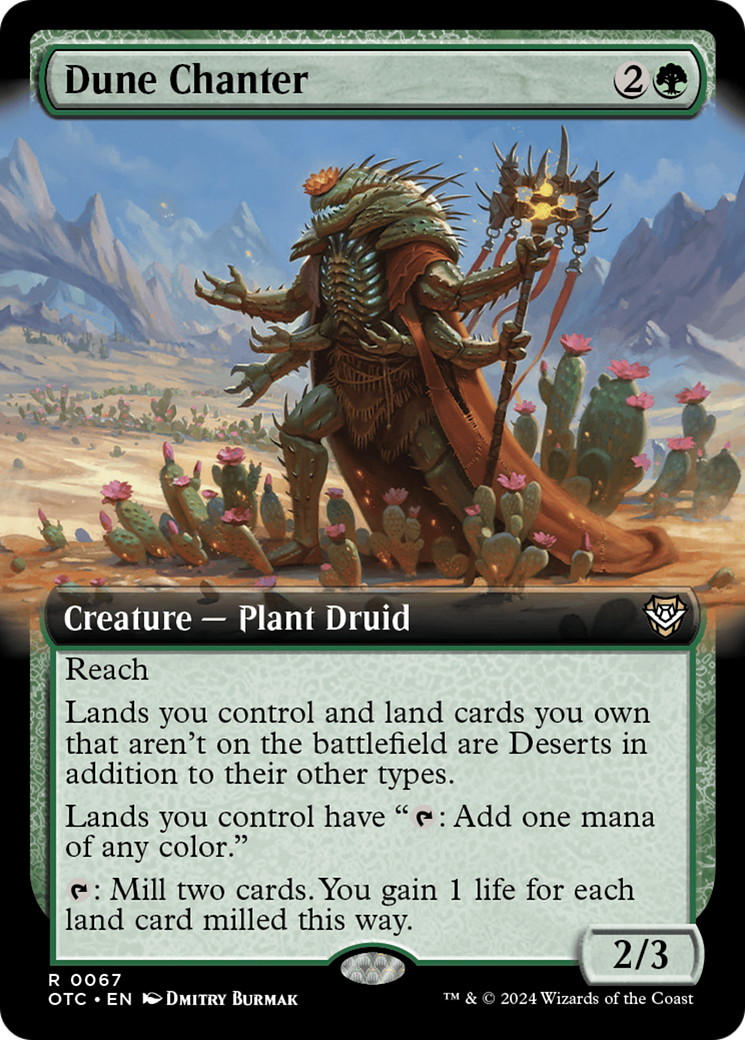 Dune Chanter (Extended Art): (Extended Art) [Outlaws of Thunder Junction Commander]
