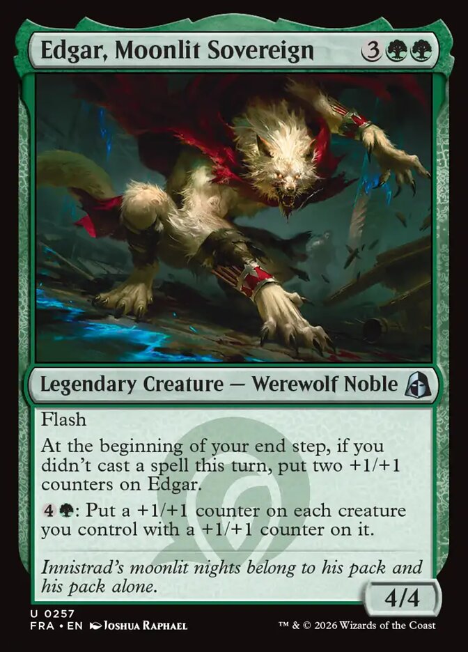 Edgar, Moonlit Sovereign [Reality Fracture] Foil