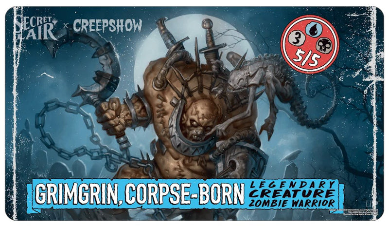 Secret Lair Spookydrop 2023: Grimgrin, Corpse-Born Standard Gaming Playmat for Magic: The Gathering - Ultra Pro Playmats
