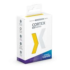 Cortex Standard Size Sleeves: Matte Yellow (100)