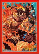 One Piece Card Game Official Sleeves: TCG+ Store Edition Vol. 5 - Portgas.D.Ace (70-Pack) - Bandai Card Sleeves