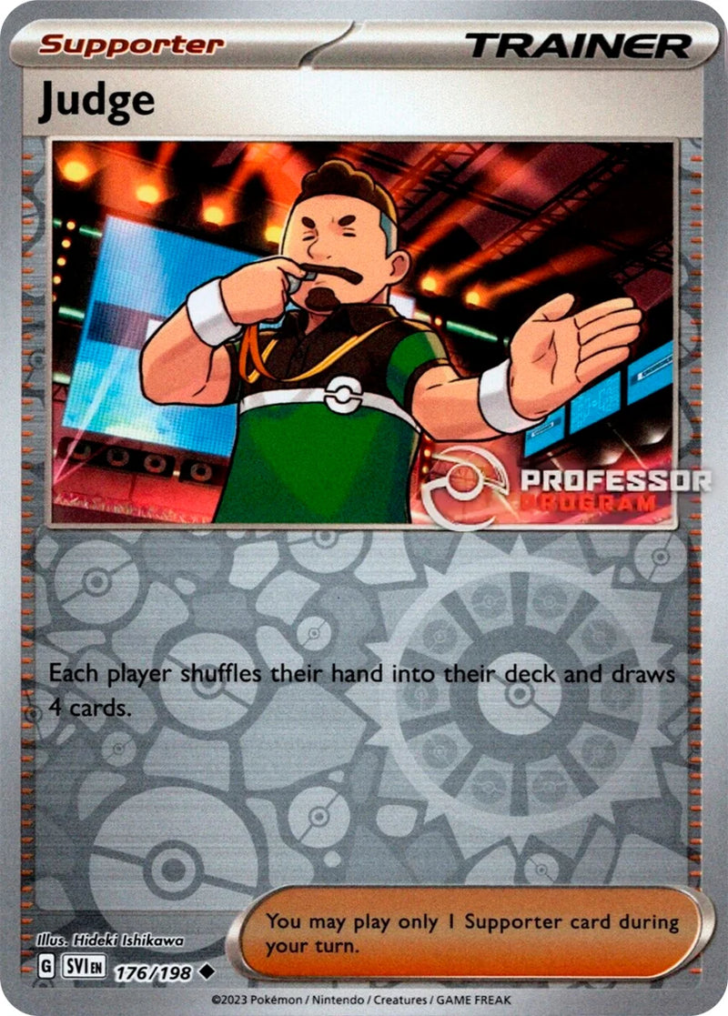 Judge (Professor Program) 176/198 [League & Championship Cards]  - Holofoil
