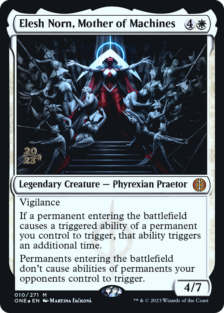 Elesh Norn, Mother of Machines [Phyrexia: All Will Be One Prerelease Promos]