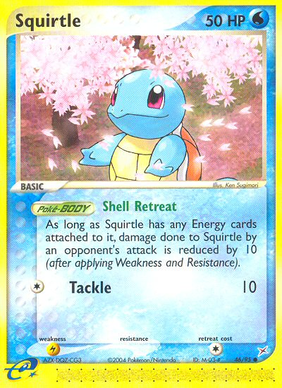 pokemon team magma vs team aqua card list Squirtle (46/95) [EX: Team Magma vs Team Aqua]