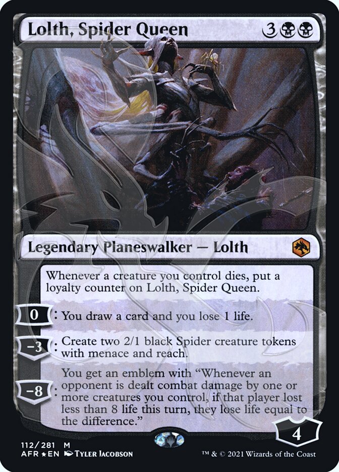 Lolth, Spider Queen (Ampersand Promo) [Dungeons & Dragons: Adventures