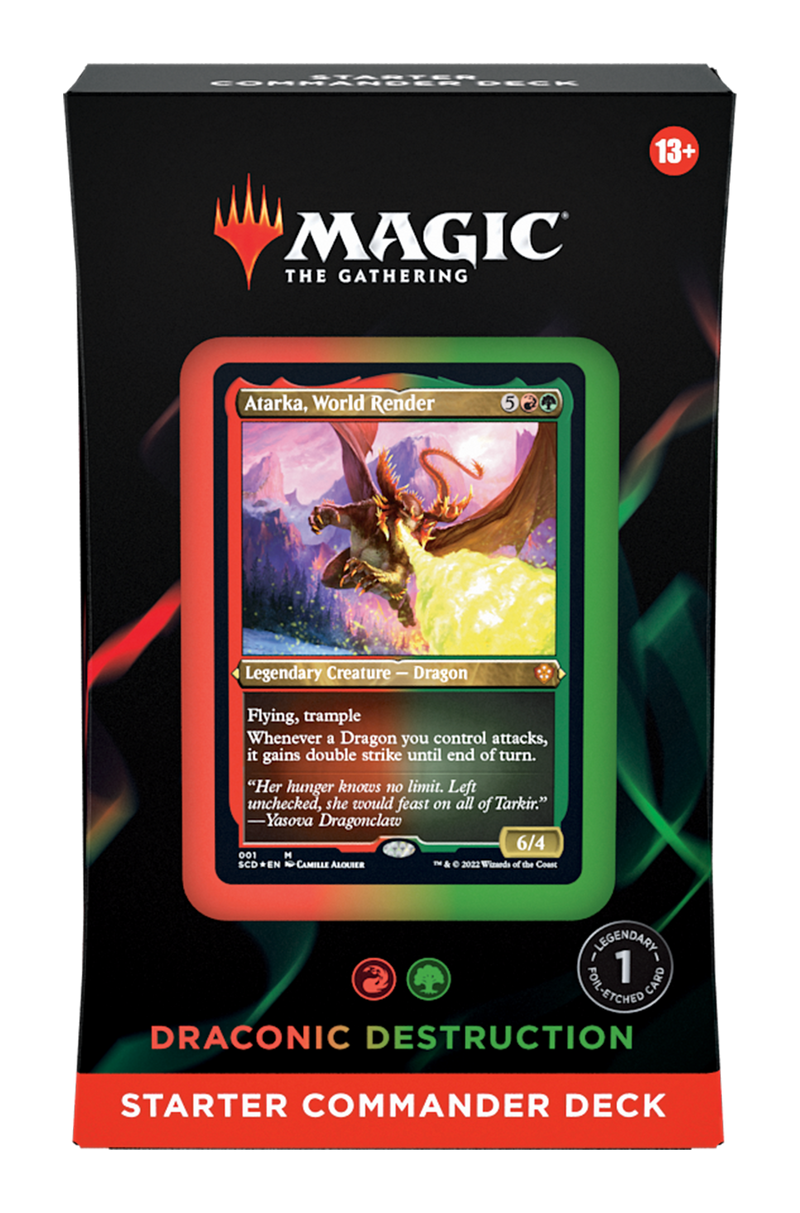 mtg starter collection card list Starter Commander Deck (Draconic Destruction)