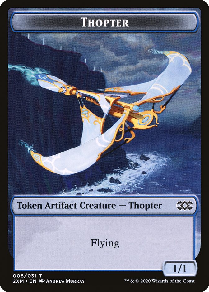 Servo // Thopter (008) Double-Sided Token [Double Masters Tokens]