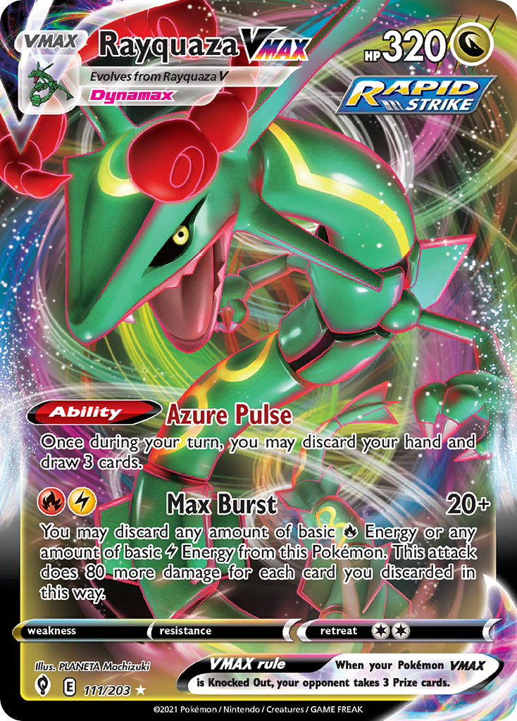 Rayquaza-V (194/203), Busca de Cards