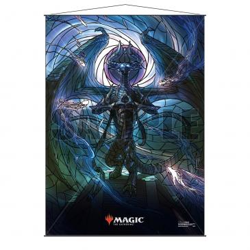 Stained Glass Planeswalkers Wall Scroll : Nicol Bolas