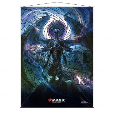 mtg cards with nicol bolas art Stained Glass Planeswalkers Wall Scroll : Nicol Bolas