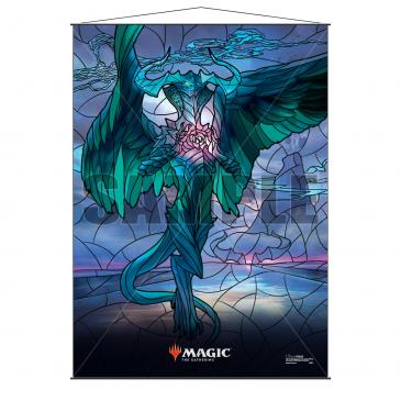 Stained Glass Planeswalkers Wall Scroll : Ugin