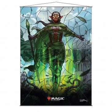 Stained Glass Planeswalkers Wall Scroll : Nissa
