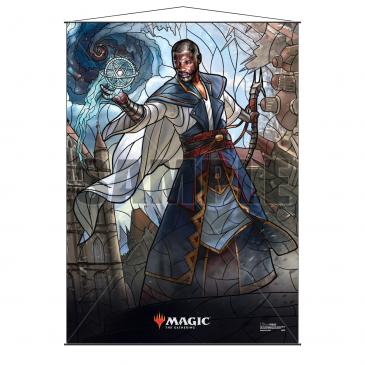 Stained Glass Planeswalkers Wall Scroll : Teferi