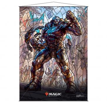 Stained Glass Planeswalkers Wall Scroll : Karn