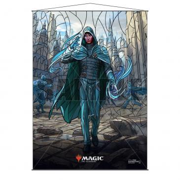 Stained Glass Planeswalkers Wall Scroll : Jace