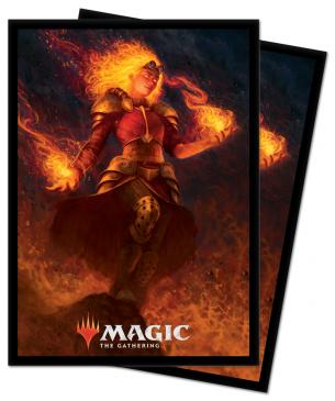 Chandra, Heart of Fire : Core Set 2021 [M21] Standard Deck Protector Sleeves 100ct for Magic: The Gathering