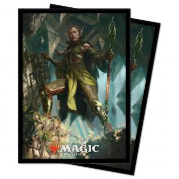 Zendikar Rising Nissa of Shadowed Boughs Standard Deck Protector sleeves 100ct for Magic: The Gathering