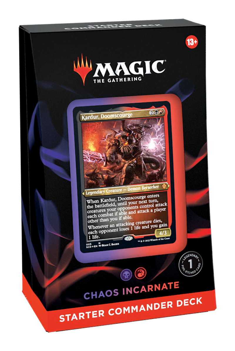 commander starter decks mtg Starter Commander Deck (Chaos Incarnate)