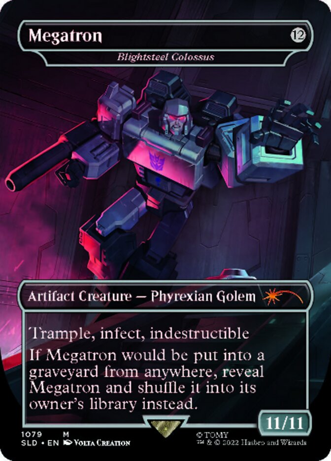 Blightsteel Colossus - Megatron (Borderless) [Secret Lair Drop Series]