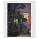 Spanky's Card Shop [Gorillas playing cards] Art Sleeves Matte 100 Standard