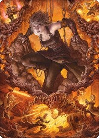 Nahiri, Heir of the Ancients (Art Series) [Art Series: Zendikar Rising]