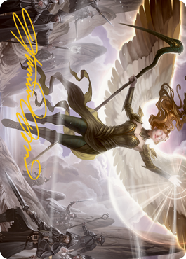 Sigarda's Splendor Art Card (Gold-Stamped Signature) [Innistrad: Midni Sigarda's Splendor Art Card (Gold-Stamped Signature) [Innistrad: Midni