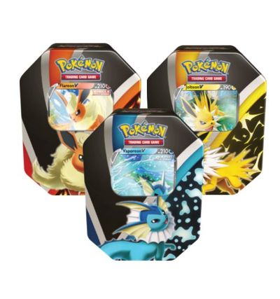 Eevee Evolutions V Tin (Set of 3)