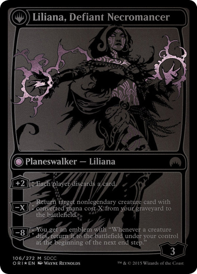 Liliana, Heretical Healer // Liliana, Defiant Necromancer [San Diego C